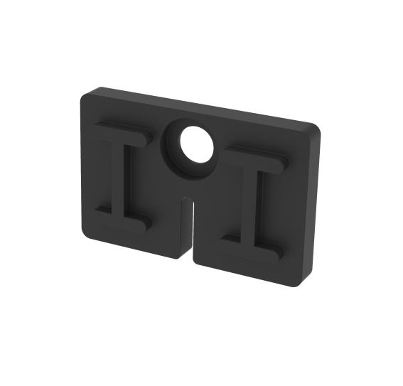 Gummieinlage eckig für Glashalter für Modell 230 P