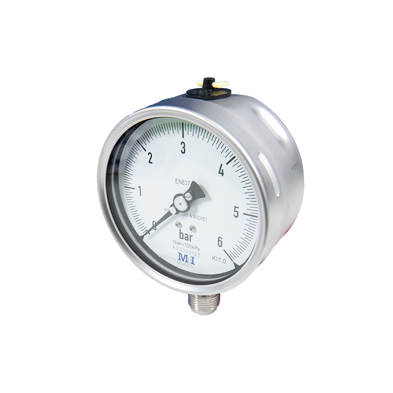 Edelstahlmanometer Ø 100