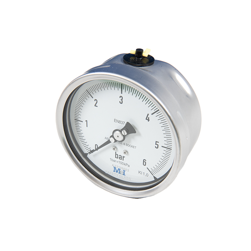 Edelstahlmanometer Ø 100
