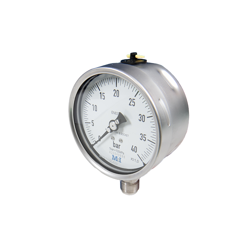 Edelstahlmanometer Ø 100