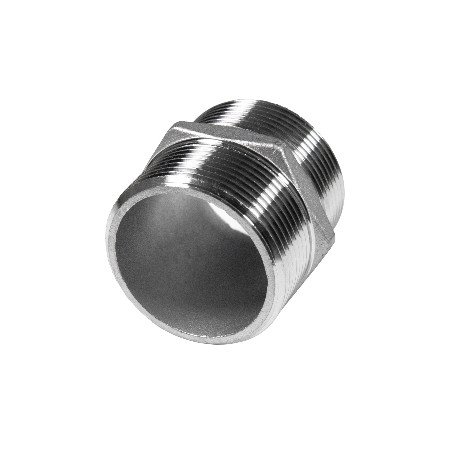 6-kt. Doppelnippel V4A BSPP 6/4" DIN EN ISO 228-1