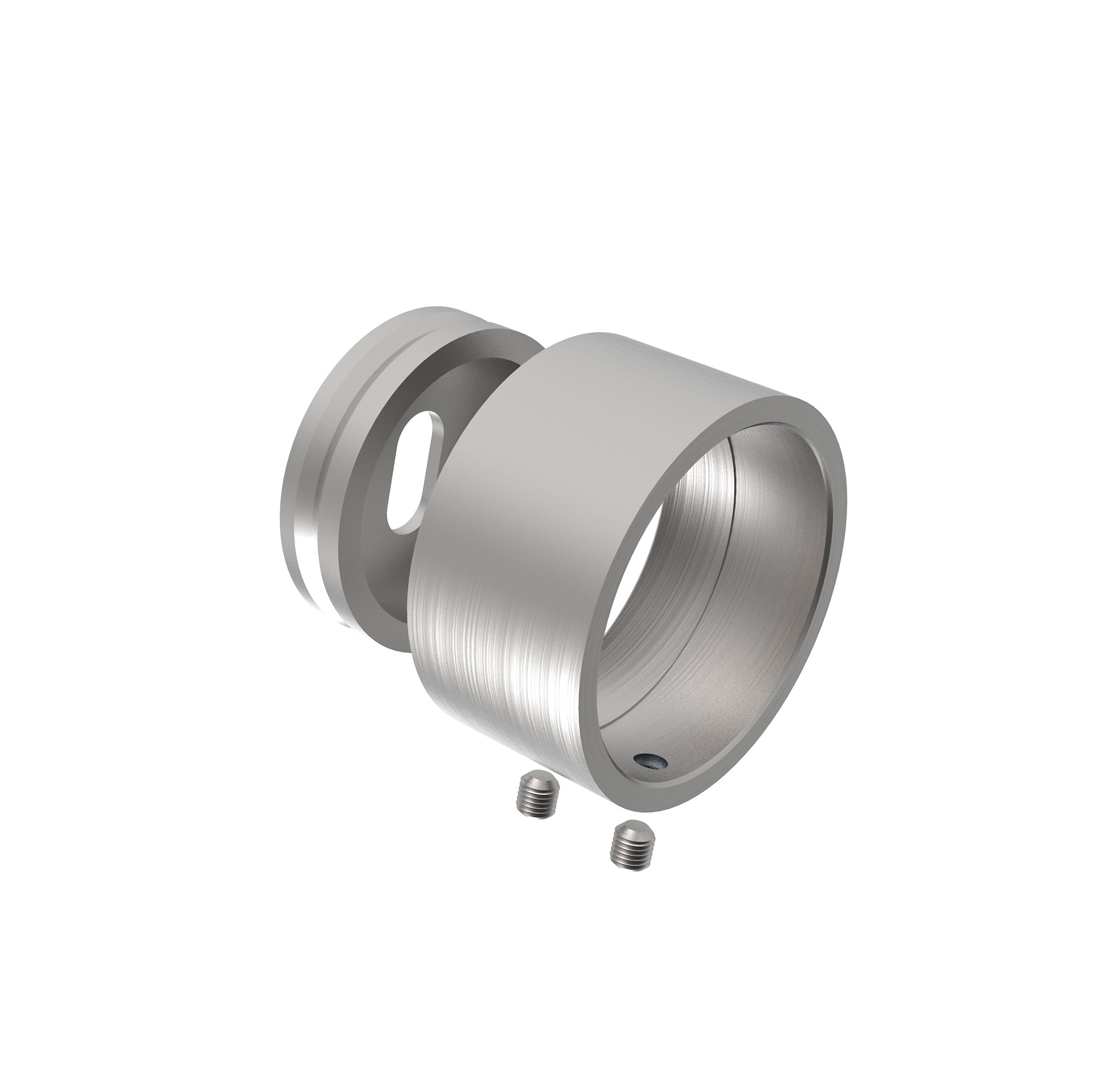 Runder Wandflansch für Edelstahlrohre 48,3 mm