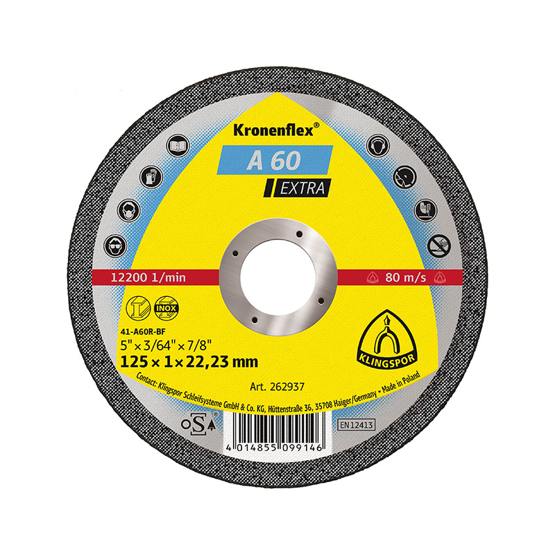 Trennscheibe  Standard / A 60 Extra 125x1, 25 Stk