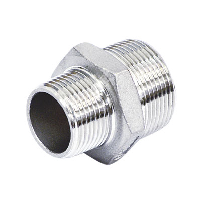 6-kt.Red.Doppelnippel V4A