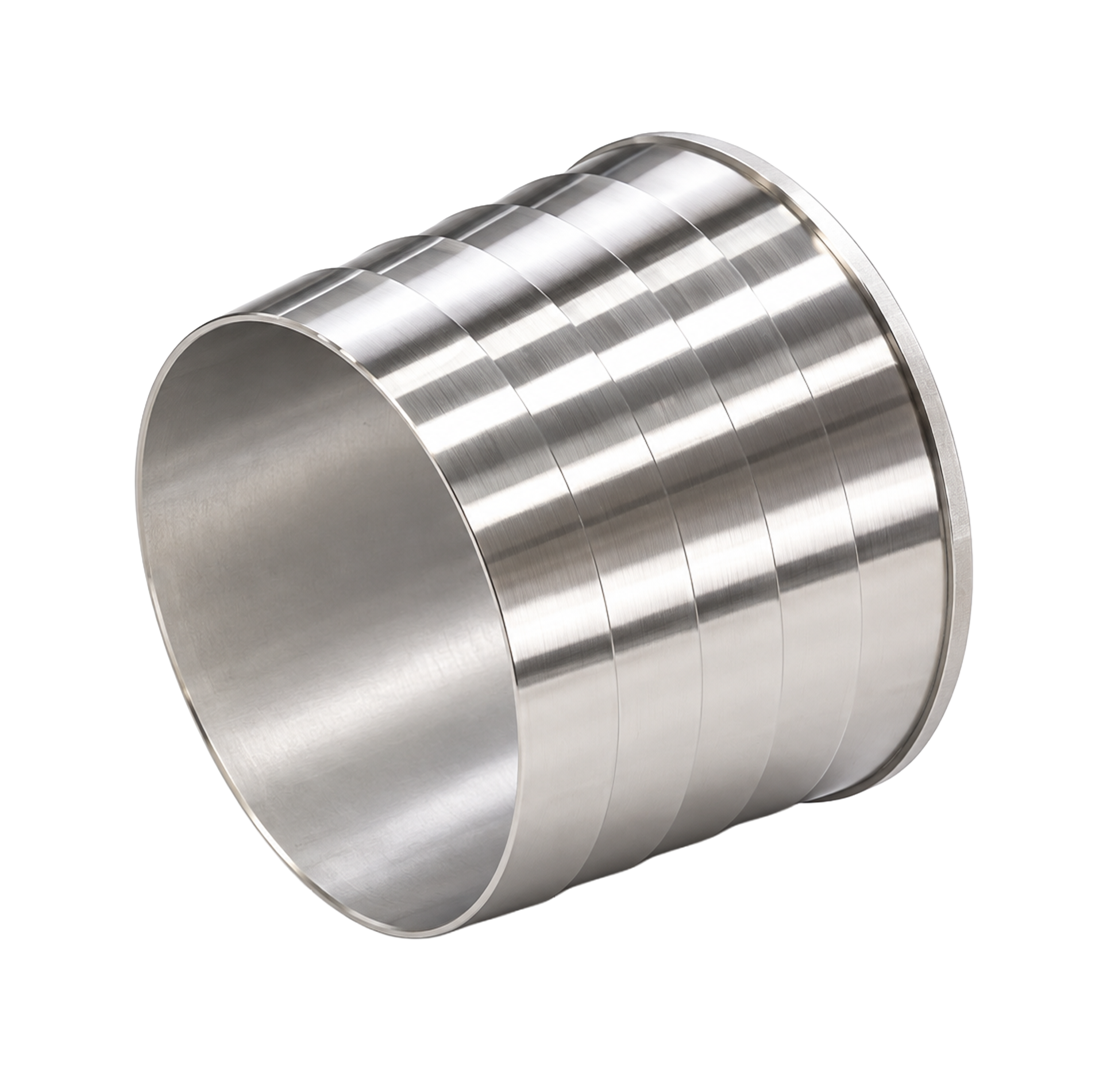 Schlauchnippel mit Anschweißende V4A 1/2"