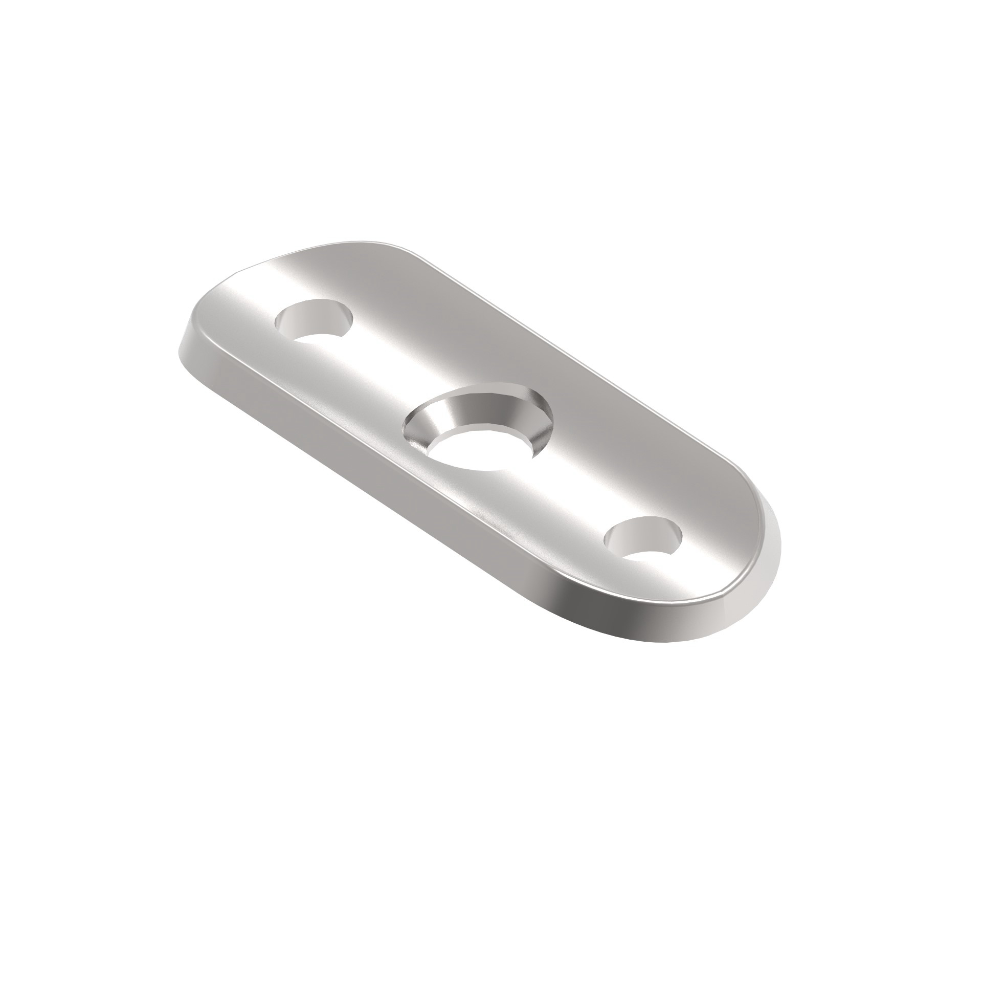 Handlaufanschlussplatte für Rundrohre 42,4 mm Handlaufanschlussplatte für Rundrohre 42,4 mm