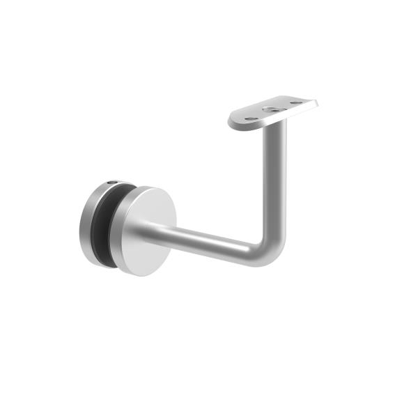 Handlaufhalter auf Glas für Rundrohr 42,4