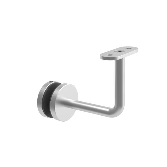 Handlaufhalter für Glas mit flacher Anschlussplatte