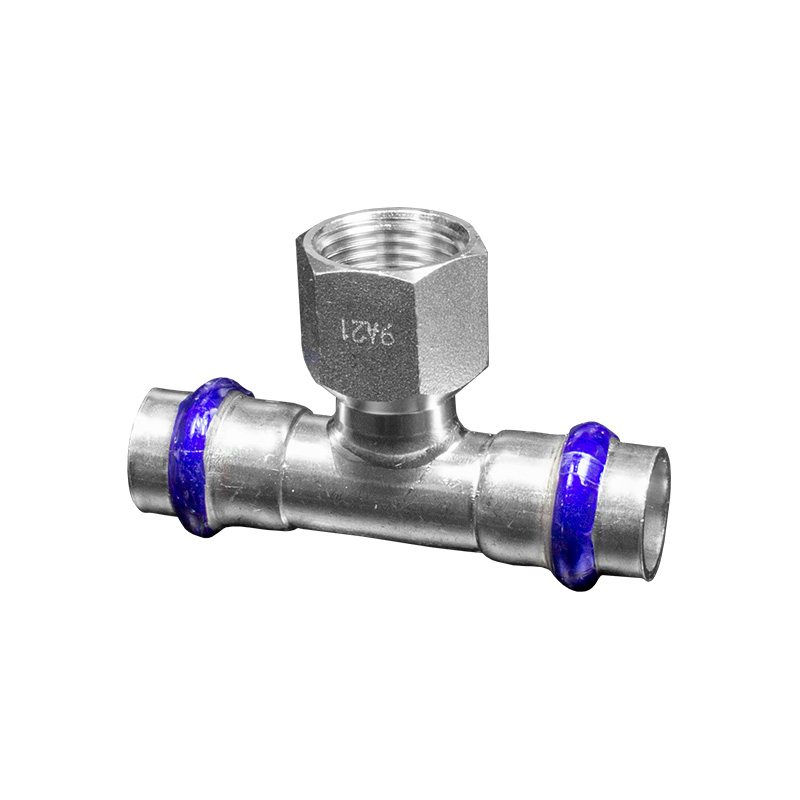 V-T-Stück mit Abgang Innengewinde DN  42-1/2, Kontur „V "