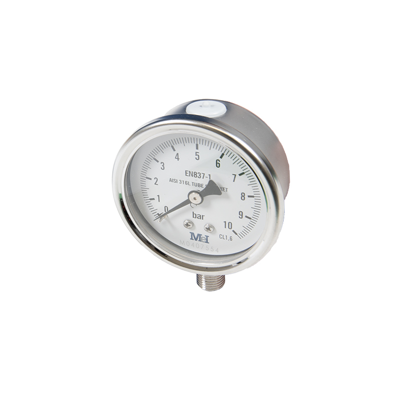 Edelstahlmanometer Ø 63