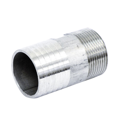 Schlauchnippel mit Gewinde  V4A