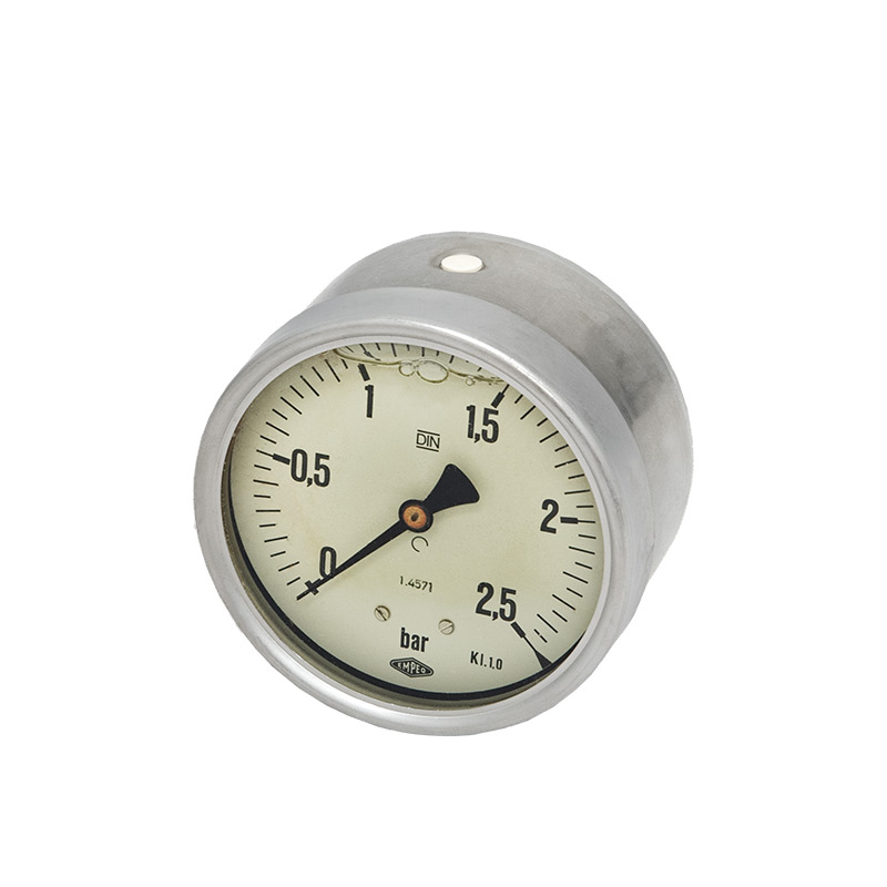 Edelstahlmanometer Ø 100