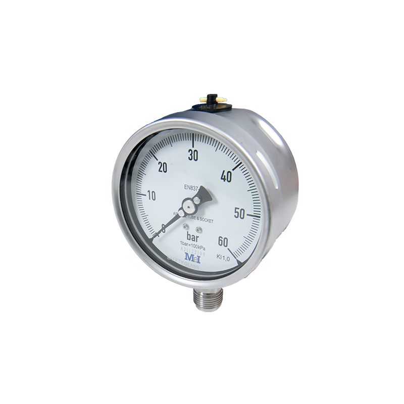 Edelstahlmanometer Ø 100