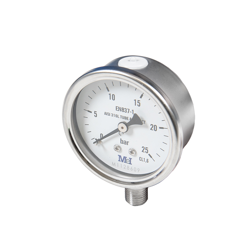 Edelstahlmanometer Ø 63