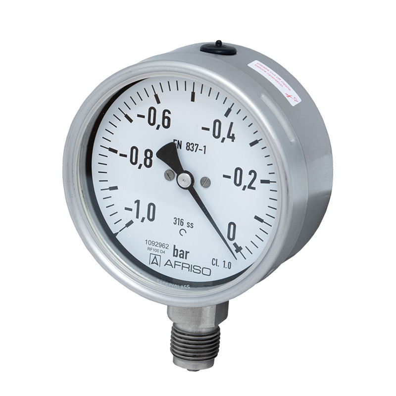 Edelstahlvakuummeter Ø 100