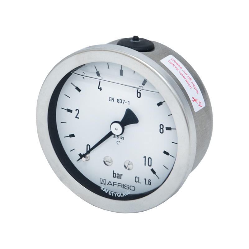 Edelstahlmanometer Ø 63