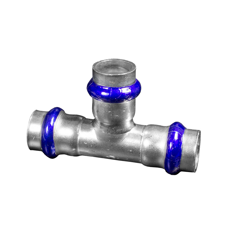 V-T-Stück mit reduziertem Abgang 22-15-22, Kontur „V "