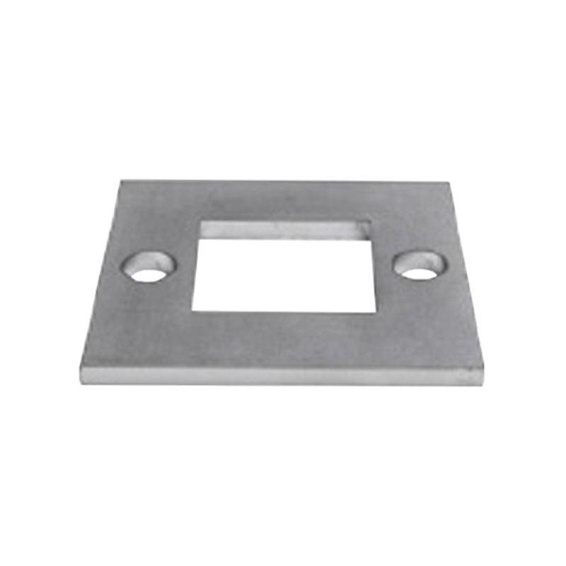 Quadratischer Bodenplatte für Vierkantrohr 40 x 40 x 2 mm