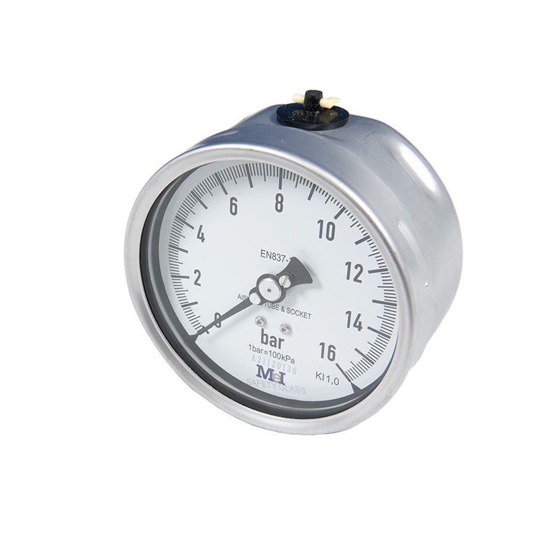 Edelstahlmanometer Ø 100