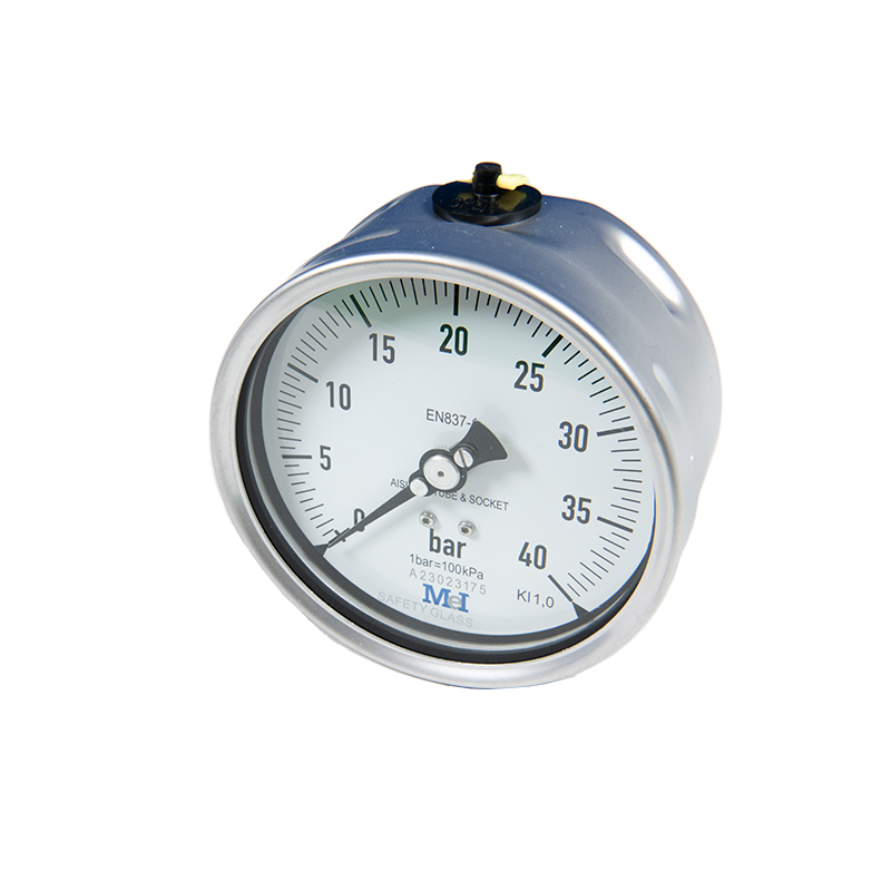 Edelstahlmanometer Ø 100