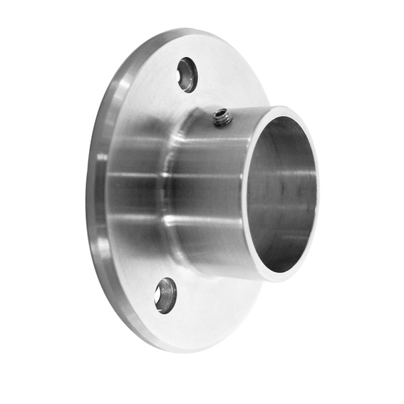Runder Wandflansch für Edelstahlrohr 33,7 mm