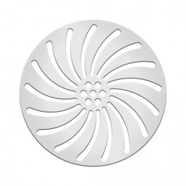 Abdeckung für ES Ø212 Spiralschlitz Sanitär V4A Abdeckung für ES Ø212 Spiralschlitz Sanitär V4A