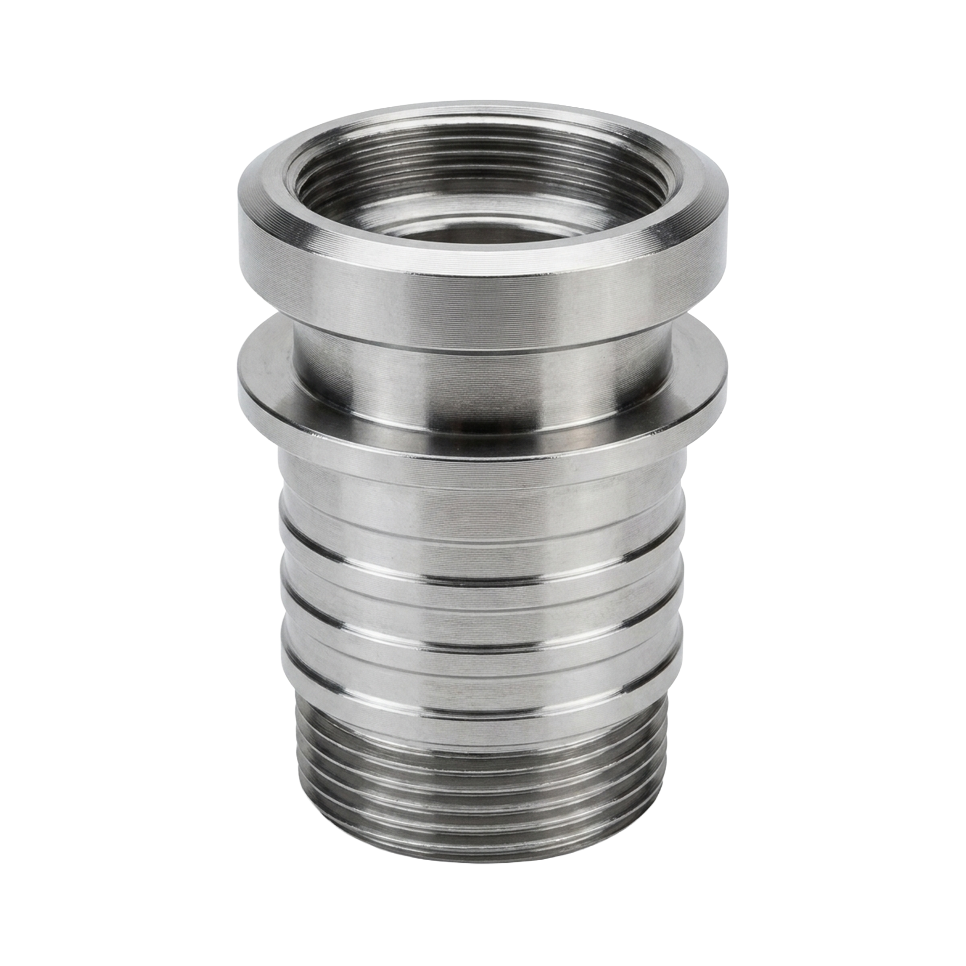 Granderventil, Edelstahl V2A 5/4", Oberteil IG, Unterteil AG